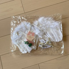 お値下げしました！美品！！可愛いです🩷ニューボーンフォト３点（天使の羽は未開封）の画像