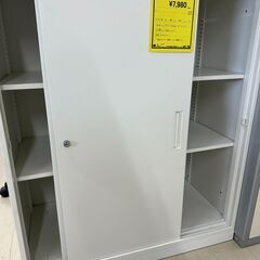 ジモティ来店特価!!　　引き戸付き書庫　鍵なし　　J-250321の画像