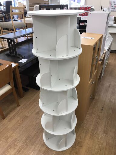 ★ジモティ割あり★  本棚 ホワイト クリーニング済み KJ8662