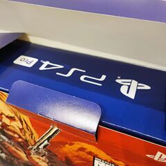PS4Pro RDR2パックの箱【※本体は付属しません】の画像
