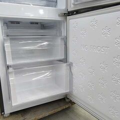 【恵庭】Haier(ハイアール) 冷凍冷蔵庫  2023年製 148L ステンレスブラック JR-XP2NF148F 中古品 paypay支払いOK! の画像