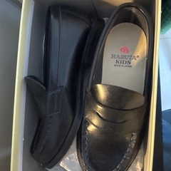 【18cm】キッズ革靴　黒