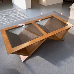 デザイナーズ家具】MARUNI マルニ 木製 ローテーブル ◇ アンティーク