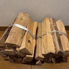 薪　2束　キャンプ