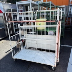 カゴ台車　幅141 奥65 高さ170cm　