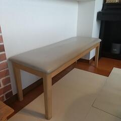 9日まで出品スイデコ北欧風ベンチチェアー