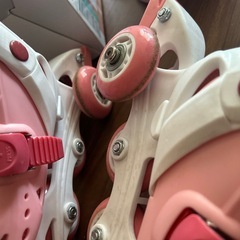 美品☆ Easy Move II ピンク インラインスケートセット　Sサイズの画像