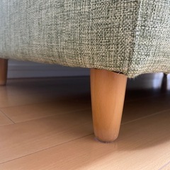ソファ　グリーンファブリックの画像