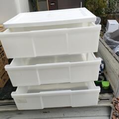 3段プラスチック収納ラック