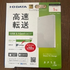 I・O DATA  ポータブルハードディスク  
