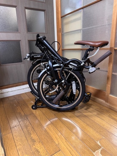 BROMPTONタイプ折りたたみ自転車　ハリークイン
