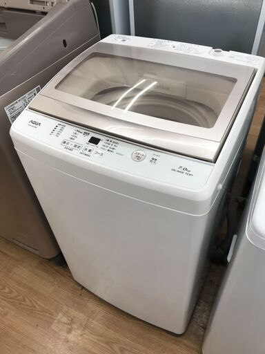★ジモティ割あり★ AQUA 洗濯機 AQR-GS70G(W) 7.0kg 2019年製 動作確認／クリーニング済み KJ8664