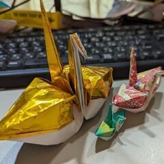 福鶴！１羽あたり５００円！縁起物！ぷっくらした羽の中に福が詰まってます！ジモティー特別価格！の画像