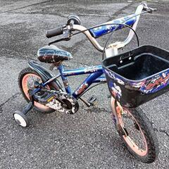 中古 子供用 自転車 10インチ 補助輪付 キッズ 幼児
