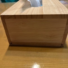 木製ティッシュケース　木箱のみ　ティッシュはつきません。の画像