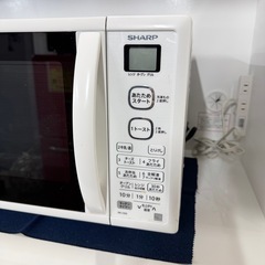 【美品‼️】シャープ 2019年製 15Lオーブンレンジ ワンタッチ自動あたため コンビニメニュー キーワードホワイト♪の画像
