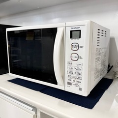 【美品‼️】シャープ 2019年製 15Lオーブンレンジ ワンタッチ自動あたため コンビニメニュー キーワードホワイト♪の画像