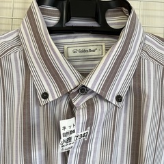 men's golden bearボタンダウン長袖シャツの画像