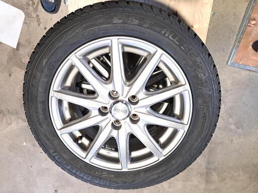 medarion オールシーズンタイヤ 185/60R15新品と中古ホイール4本 185/60R15 オールシーズンタイヤ新品＋中古ホイール4本セット medarion