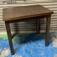 ダイニングテーブル 木目調 W80xD60xH75cm 25C 北1の画像