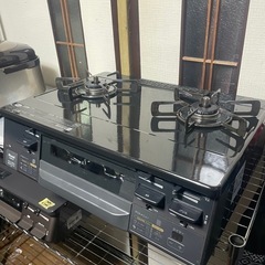 21年製 リンナイ　都市ガスコンロ　両面焼　KG66VGL GST