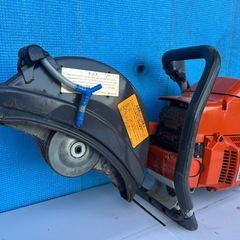 ハスクバーナ　エンジンカッター　コンクリートカッター　371K 切断機 ハンドカッター プロ仕様 切削 チェンソー ダイヤ　 建設　土木　工事　Husqvarna　簡易始動動画あ りの画像