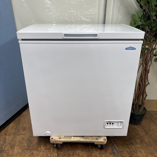 I668 ? ジモティー限定価格！ TENPOS 冷凍ストッカー (140L) ⭐ 動作確認済 ⭐ クリーニング済