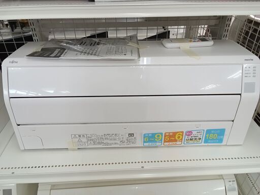 ★ジモティ割あり★ FUJITSU エアコン AS-C221L 2.2kw 21年製 室内機分解洗浄 TC7627