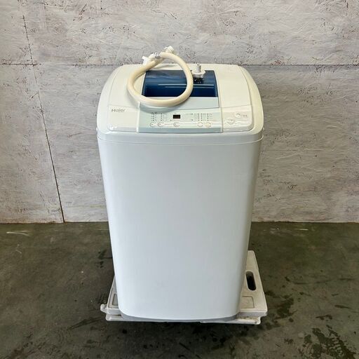 【Haier】 ハイアール 全自動電気洗濯機 JW-K50K 5.0kg 2015年製 ホワイト 縦型洗濯機 生活家電 動作確認済 洗濯機 中古 一人暮らし Y1050