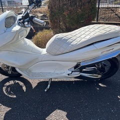ホンダ　PCX125 白　カスタム　JF28 整備済みの画像