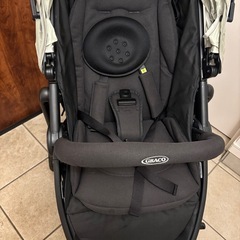 使用期間2ヶ月美品】グレコ 買い物かごがそのまま積める3輪ベビーカー