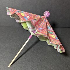 折り紙の和傘！直径が約１３センチ♪かわいい！厄除け♪ジモティー特別価格！の画像