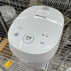 シャープ　３合IH炊飯器　2019年製　ホワイト