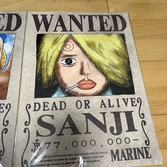 ONE PIECEポスター３枚（お取引相談中•新規受付停止中）
の画像