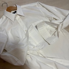 青森中央高校　指定長袖ワイシャツ　中古の画像