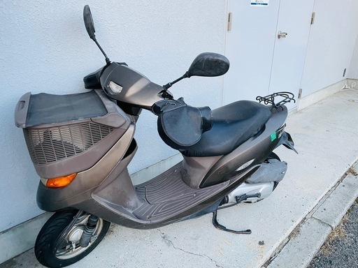 HONDA チェスタ 原付 スライドカバーのついた前籠付き