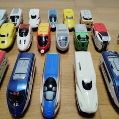 【 プラレールの車両セット 】の画像