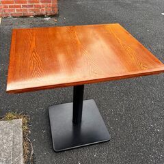 長方形　テーブル②　※天板キズあり　の画像