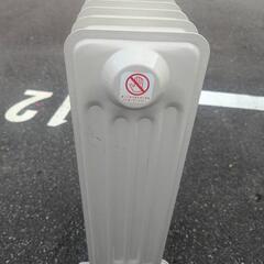 取引中、オイルヒーター