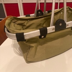 手提げバック　かご　荷物入れ　買い物カゴ　（お話中です）の画像