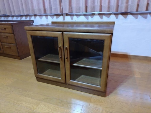 カリモク　サイドボード キャビネット3個セット