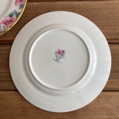  イギリスROYALALBERTロイヤルアルバート　リディア プレート2枚 ケーキ皿 　の画像