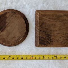 コースター　4点セット　無垢材の画像