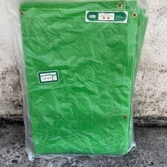 新品未使用‼️防炎 メッシュシート ネット　カバー　仮設機材 緑 1.8×5.4（m） 消防庁認定日本防炎協会 🍉プロフ必読の画像