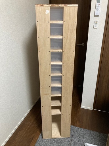 爬虫類ブリーダーラック①ケース付き 爬虫類ラック 靴棚としても