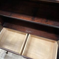 S3812　大道家具　食器棚　家具　アンティーク家具　六段　送料B　札幌　倉庫型リサイクルれおの画像