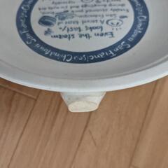 陶器のお皿 取っ手欠けてますの画像