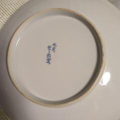 肥前　有田焼　哲三郎窯　大皿　梅　2枚の画像