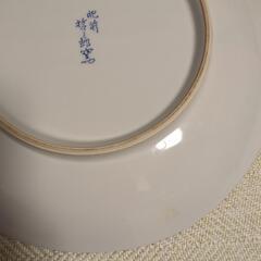肥前　有田焼　哲三郎窯　大皿　梅　2枚の画像