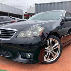 日産 フーガ ３５０ＧＴ タイプＳ ローンOK サイド＆バックカ...
